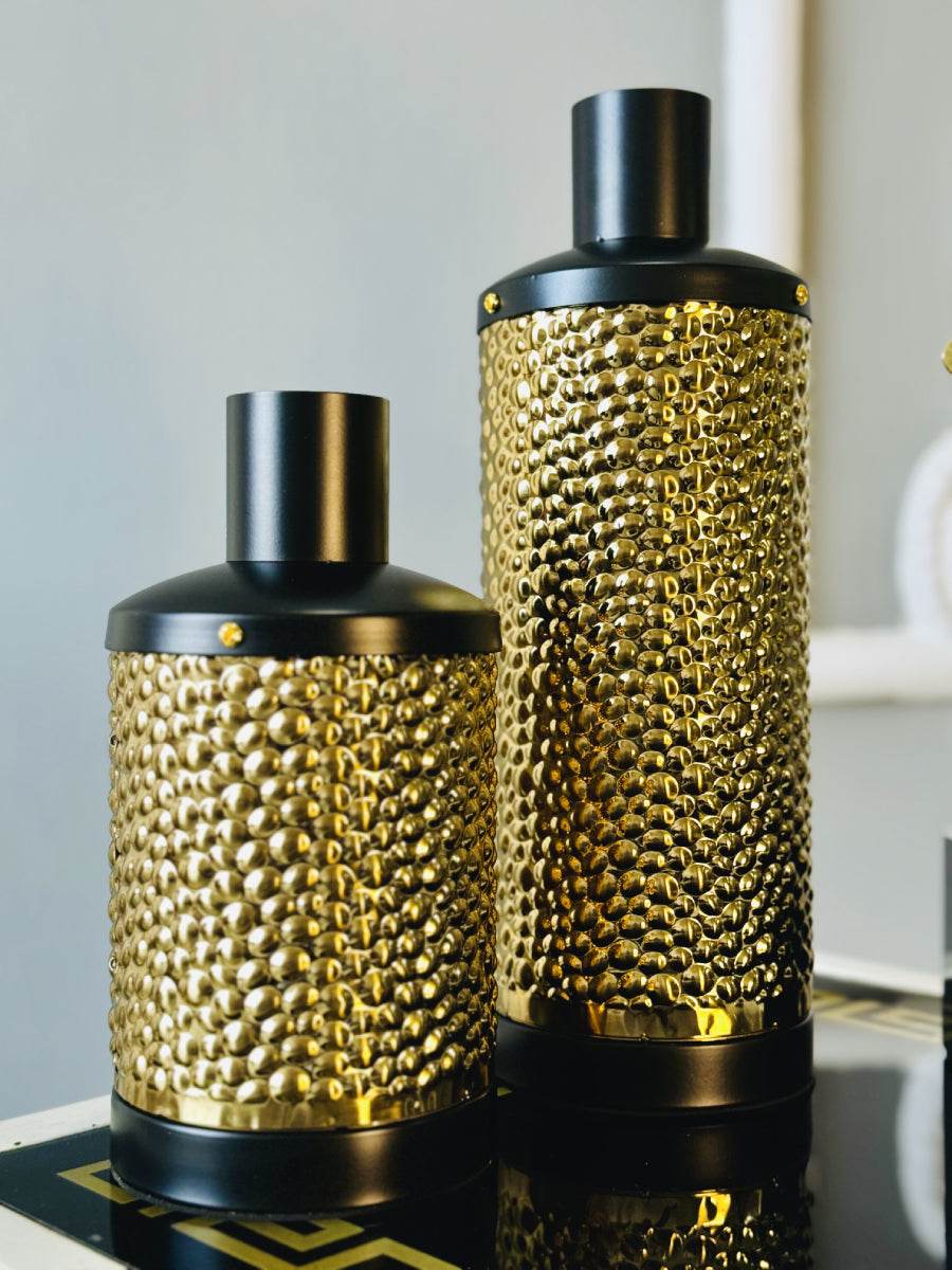 Gold Metal Vase Set - Decorology Planet