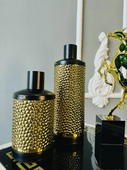 Gold Metal Vase Set - Decorology Planet
